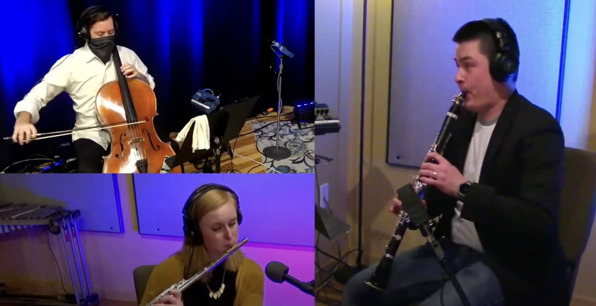 Nebula Ensemble performing Hiccup-pated Groove